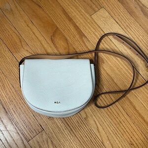Ralph Lauren Cream Crossbody Bag